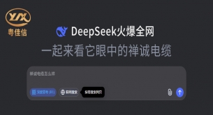 突然爆火！DeepSeek也太懂禪誠電纜品牌了！