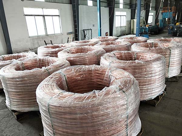 禪誠電纜銅桿原材料區