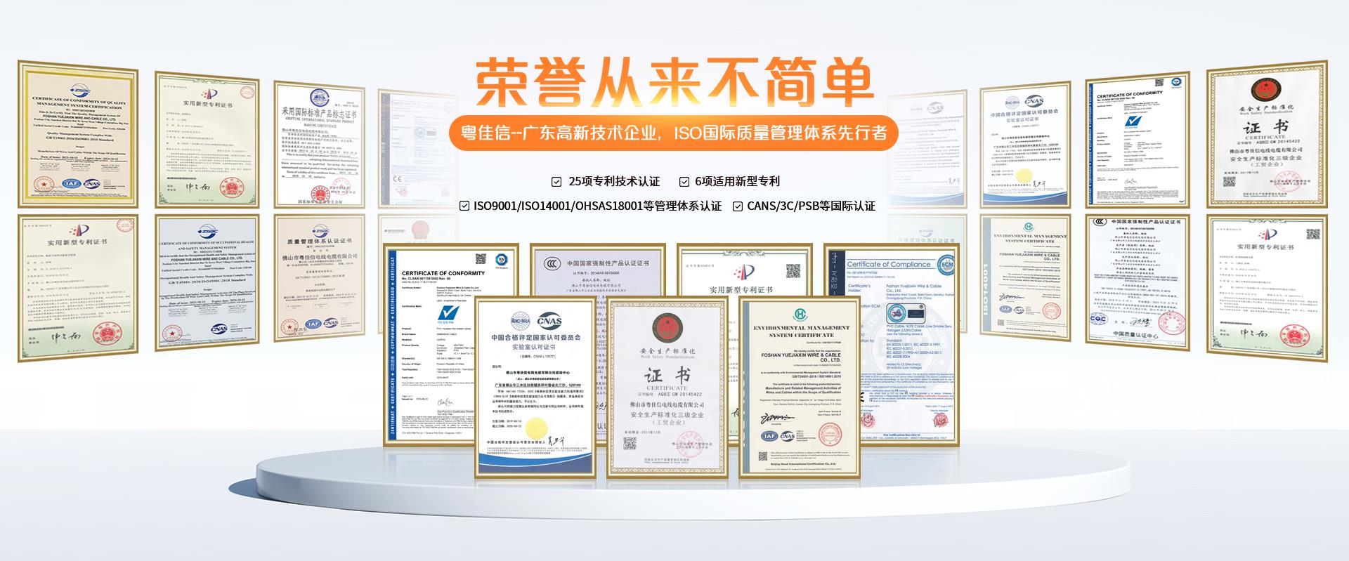 榮譽資質 榮譽資質